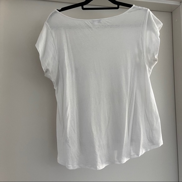 🌑 EXPRESS White Studded Top - TOP 2 for $20 - Picture 2 of 2